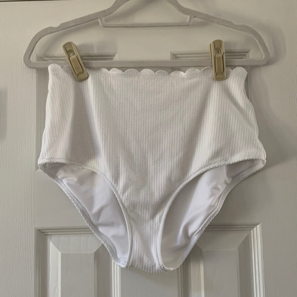 Aerie High Waisted Full Coverage Bikini Bottoms, Size Large